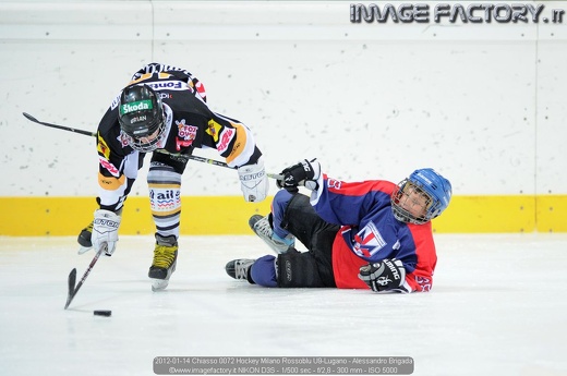 2012-01-14 Chiasso 0072 Hockey Milano Rossoblu U9-Lugano - Alessandro Brigada
